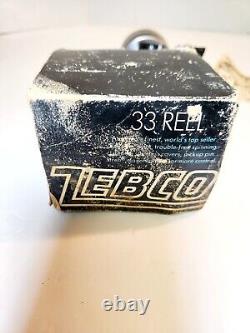 Vintage 1976 Zebco 33 Classic Spin Cast Fishing Reel New in Box Made in USA