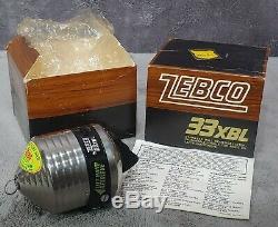 Vintage 1976 Zebco 33XBL Fishing Reel BRAND NEW IN BOX! Made in USA THE BOSS