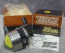 Vintage 1976 Zebco 33XBL Fishing Reel BRAND NEW IN BOX! Made in USA THE BOSS