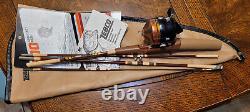 Vintage 1980's New in Bag Zebco Model 600 Centennial Rod & Reel Combo Made USA