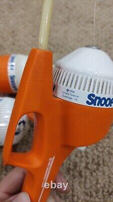 Vintage 1982 LOT OF 3 Snoopy Woodstock Fishing Poles Excellent Working Condition