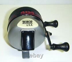 Vintage 1983 Zebco 404 Casting Fishing Reel Geared For Heavy Action