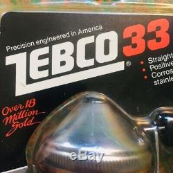 Vintage 1985 ZEBCO 33 Fishing Reel 10 lb Test Line NIP NOS NEW & FACTORY SEALED