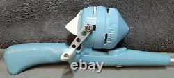 Vintage 1988 New on Pole Zebco Baby Blue 202 It's a Keeper Rod & Reel Combo USA