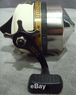 Vintage 1991 Brand New in Box! Zebco GW888 Great White Reel Metal Foot USA Made