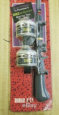 Vintage 1994 Zebco 33 Rhino Tough Combo With Rod & Two Reels (Model ZR3333)
