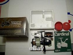 Vintage Abu Garcia Zebco 7 Cardinal Spinning Fishing Reel New In Box & Papers