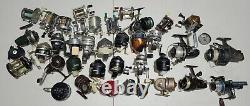 Vintage Assorted Fishing Reels Lot of 38 (Shakespeare, Daiwa, Pfluger, Zebco)