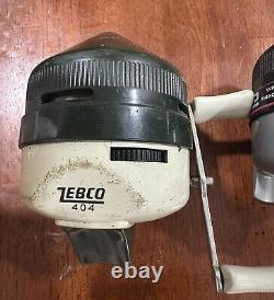 Vintage Fishing Reel Lot of 11 Shakespeare, Zebco, Heddon Daiwa some Working