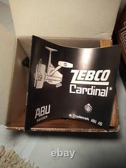 Vintage Fishing Reel NEW IN BOX Zebco Cardinal Number 3