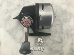 Vintage Garcia ABUMATIC 270 Spin Cast Reel Silver Made in Sweden Abu Matic RARE