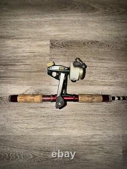 Vintage Garcia Conolon B501-a Fishing Rod With Zebco Cardinal 3 Spinning Reel