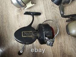 Vintage Lot of 8 Fishing Spin Cast Reels