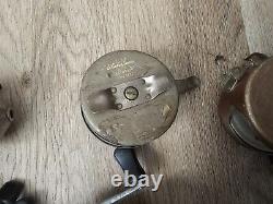 Vintage Lot of 8 Fishing Spin Cast Reels