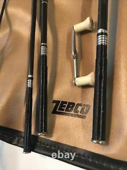 Vintage & MINT Zebco 600 Reel & Centennial Fishing Rod & Bag Attn Collectors