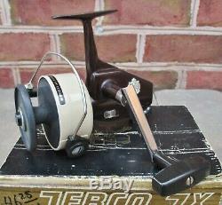 Vintage NOS Zebco Cardinal 7X Hi-Speed Fishing Reel w Box, Papers & Wrench, MINT