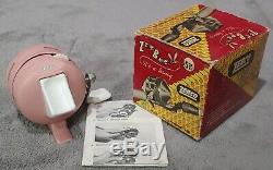 Vintage New in Box Zebco Pink 202 Reel Extremely Rare Condition Made n USA