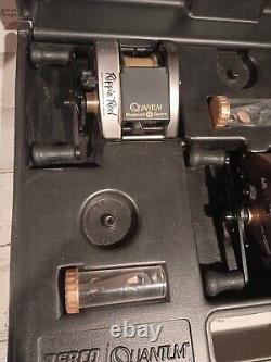 Vintage Quantum Zebco Reel Rippin Pitchin Crankin Old Reel