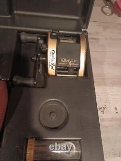 Vintage Quantum Zebco Reel Rippin Pitchin Crankin Old Reel