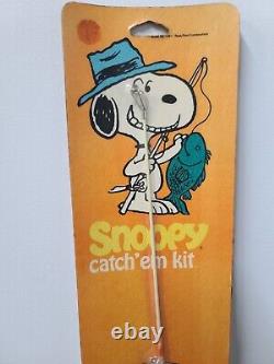 Vintage Snoopy Peanuts Zebco FISHING SET BRAND NEW 1985