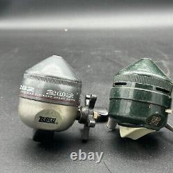 Vintage Spincast Reel Zebco 202 Set Of 4