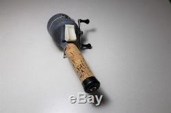 Vintage Unique Zebco 99 Fishing Reel in Pole Handle Assembly (Combo) withBag