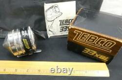 Vintage ZEBCO 33XBL 33 XBL Fishing Reel In Box