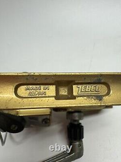 Vintage ZEBCO 6020 Gold Fishing Spinning Reel, Made in Japan