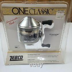 Vintage ZEBCO ONE CLASSIC Feather Touch Fishing Reel NEW SEALED 1986