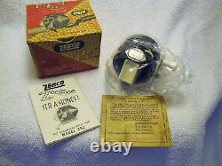 Vintage Zebco 202- 4 notch spinner head with Box and Instructions & Warranty NOS