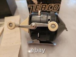 Vintage Zebco 202 Spinning Reel In Original Box With Paperwork Never Used Rare