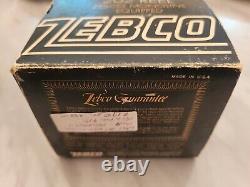 Vintage Zebco 202 Spinning Reel In Original Box With Paperwork Never Used Rare