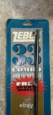 Vintage Zebco 33 Combo 40TH Anniversary 1954-1994 Rod And Reel Combo