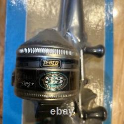 Vintage Zebco 33 Combo 40TH Anniversary 1954-1994 Rod And Reel Combo With Watch