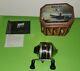 Vintage Zebco 33 Fishing Reel In Collectors Classic In Tin Box With Paperwork New