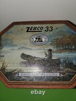 Vintage Zebco 33 Fishing Reel In Collectors Classic in Tin Box With Paperwork NEW