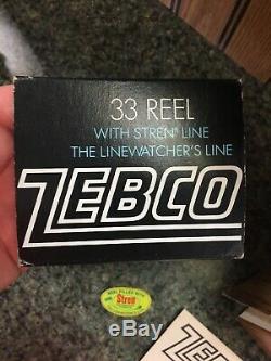 Vintage Zebco 33 Fishing Reel withBox