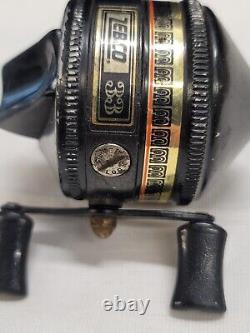 Vintage Zebco 33 Spincast Fishing Reel Black USA