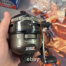 Vintage Zebco 808 Magnum Fishing Reel Heavy Spincast