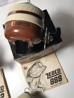 Vintage Zebco (888, 808, 802) Reel, Metal Foot! Made in USA! 3 Great Reels