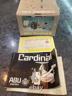 Vintage Zebco Abu Cardinal 3. Great Condition
