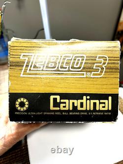 Vintage Zebco Cardinal 3 Reel New In The Box