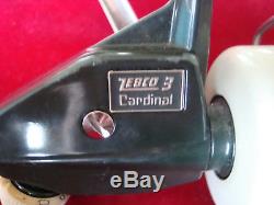 Vintage Zebco Cardinal 3 Spinning Reel Excellent Condition Made in Sweden