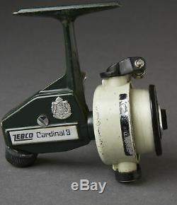 Vintage Zebco Cardinal 3 Spinning Reel Good Used Condition