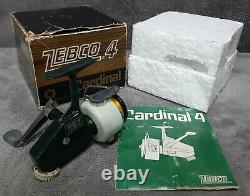 Vintage Zebco Cardinal 4 Includes Box Manual & Wrench