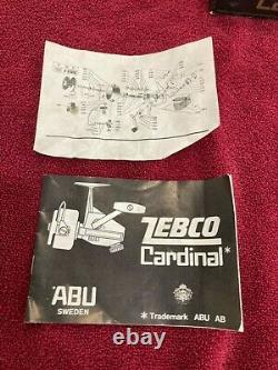 Vintage Zebco Cardinal 4, New In Box. Mint