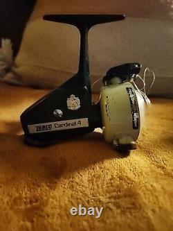 Vintage Zebco Cardinal 4 Spinning Reel Made In Sweden Nice