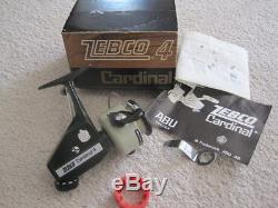 Vintage Zebco Cardinal 4 Spinning Reel with Box papers wrench