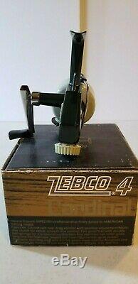 Vintage Zebco Cardinal 4 with Box Manual Tool Excellent Condition