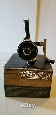 Vintage Zebco Cardinal 4 with Box Manual Tool Excellent Condition
